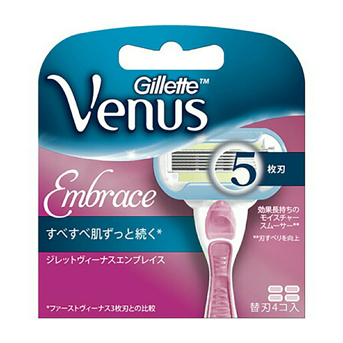 【40個で送料込】ジレット Venus ( ヴィーナス ) エンブレイス替刃4B ( 内容量：1個 ) ×40点セット ( 4902430665551 )