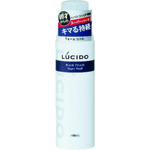 マンダム LUCIDE ルシード ヘアフォーム　スーパーハード 185G （スタイリング フォーム）( 4902806452198 )※パッケージ変更の場合あり