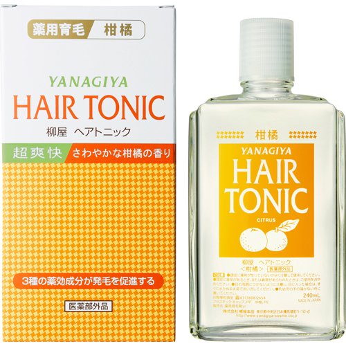 【令和 早い者勝ちセール】柳屋本店 柳屋 ヘアトニック 柑橘 240ml さわやかな天然柑橘の香り 医薬部外品 ( 薬用育毛トニック ) ( 4903018113518 )