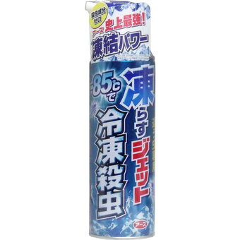 【無くなり次第終了】アース　凍らすジェット　冷凍殺虫　300ml　−85度で凍らせて瞬殺　這う虫 ( クモ・ムカデ・カメムシなど ) の動きをすばやく止めて駆除 ( 4901080275714 )※パッケージ変更の場合あり