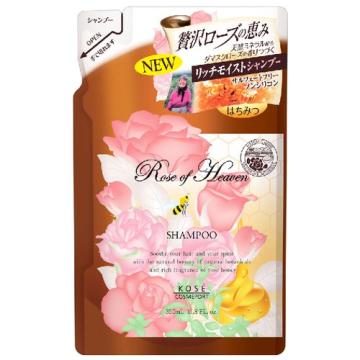 【送料無料】コーセー ローズオブヘブン シャンプー つめかえ 350mL ノンシリコン ダマスクローズの優雅な香り お得な詰替え用 ( 4971710384581 )