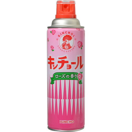 【無くなり次第終了】大日本除虫菊 キンチョール ローズの香り 450ml 医薬部外品( 殺虫剤スプレー ) ( 4987115101203 )※パッケージ変更の場合あり