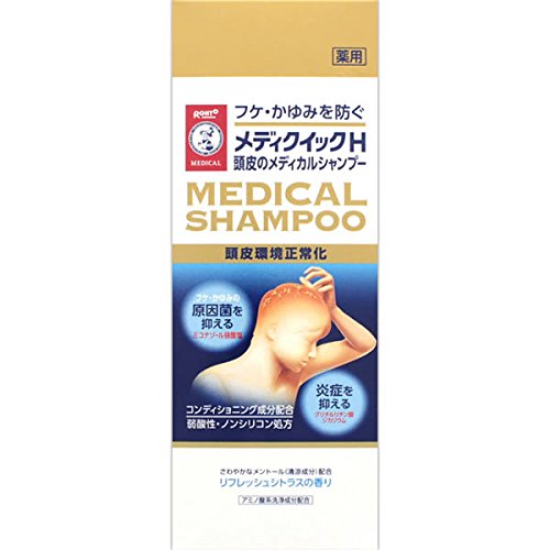 【ロート製薬】【メディクイックH】頭皮ノメディカルシャンプー200ML　医薬部外品　フケ・かゆみを防ぐメディカルシャンプー　ノンシリコン ( 4987241137046 )