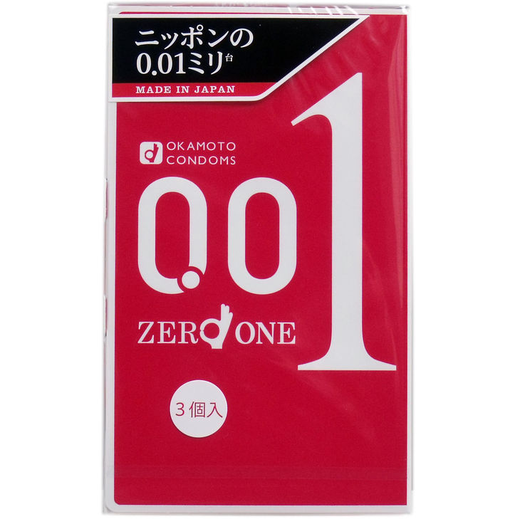 【送料込】オカモト　ゼロワン　3個入りパック×144点セット　薄さ0．01ミリ驚異のスキン ( コンドーム 避妊具 001 ) ( 4547691749192 ) ※お取り寄せ