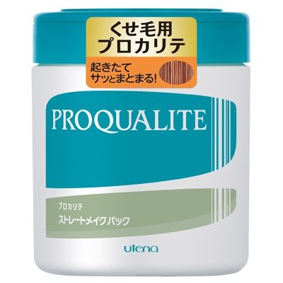 【送料無料・まとめ買い×3】ウテナ プロカリテ ストレートメイクパックc ラージ 440g　弱酸性　グリーンフローラルの香り ( くせ毛用新プロカリテ ) ×3点セット ( 4901234308350 )