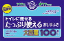 日本製紙クレシア アクティ　トイレに流せるおしりふき　100枚入　無香料　ウェットタイプ　片手でらくらく！ストッパー付き（4901750806217）