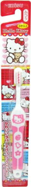 【10点セットで送料無料】エビス ハローキティ ラバーハブラシ 3才以上 子供用歯ブラシ 毛のかたさ:ふつう×10点セット ★まとめ買い特価! ( 4901221074107 )