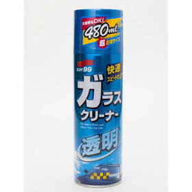 【送料込】ソフト99 ガラスクリーナー 透明480ML ( 泡ギレの良い新処方のクリーナー液 ) ×20点セット　まとめ買い特価！ケース販売 ( 4975759040538 )