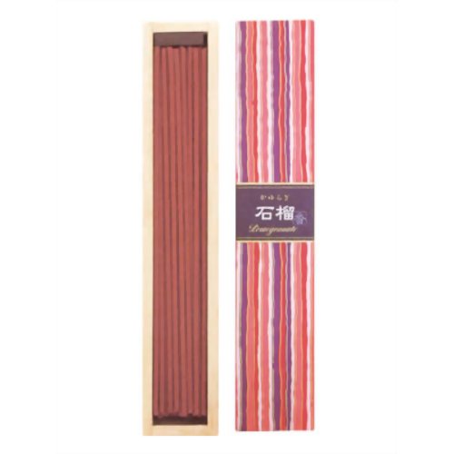 【まとめ買い×6】日本香堂 お香 インセンス 「かゆらぎ 石榴 スティック40本入」 ×6点セット(4902125384064)