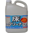 　日用品(\)業務用(\)家庭用品リンレイ 床クリーナー 4L土足で歩く床の汚れもスッキリ落とす床用洗剤です。事務所・店舗・住宅等の床についた汚れをスッキリ落とします。うすめずにすぐ使える便利な洗剤です。 用途ビニール製の床(クッションフロア・シート床等)、プラスチック製の床(タイル床等)、フローリング床(樹脂塗装された木製の床)、石質系床などの洗浄※ワックスをはがすことはできません。※使えない床水がしみこむ床(白木床等)、油加工された床(オイルステイン・ロウ仕上げ等)、リノリウム床、特殊な床(ウルシ等)、他社ワックスを使用した床 使用方法*ご使用になる前に必ず炊事用手袋を着用してください。(1)床のホコリ等を取り除きます。(2)きれいなモップに原液をつけ、固く絞り床全体を拭きます。※洗剤を直接床にまかないでください。(3)きれいに水洗いしたモップ等で水拭きを2回以上くり返し完全に洗剤分を拭き取ります。(4)床が完全に乾くまで放置します。 使用上の注意●用途外に使わない●子供の手の届く所に置かない●必ず炊事用手袋等を使用する●キャップを開ける時や液を移し替える時は、液が飛び出さないように静かに行う●容器を移動する時はキャップをしっかりと閉める(ゆるんでいると液がはねて目や皮ふに付着するおそれがある)●洗剤成分に対してアレルギー体質の方は使用をさける●食べ物が直接触れる場所(部分)に使用した場合は、お湯または水で充分すすぐ●換気をよくして使う●使用後は手を水でよく洗い、クリーム等で手入れをする●材質により変色することがあるので、必ず目立たない所で試してから使用する●一度容器から出した液は元の容器に戻さない●凍結するおそれがある場所や40度以上の高温になる所には保管しない●他の洗剤と混ぜない●使用後は必ずキャップを閉める 応急処置●飲み込んだ場合は、吐かせずに口をすすぎ、水か牛乳を飲ませるなどの処置をして、すぐに医師に相談する●目に入ったり皮ふについた場合は、すぐに充分な水で洗い流す等の処置をして医師に相談する●使用中気分が悪くなった場合、すぐに使用を中止し、通気の良い所で安静にする。気分が回復しない場合は医師の診察を受ける 使用量の目安4Lで約200平方メートル(120畳) 製品仕様液性：弱アルカリ性成分：界面活性剤(ポリオキシエチレンアルキルエーテル)、溶剤、アルカリ剤 原産国：日本お問い合わせ先株式会社リンレイ家庭製品部 03-3541-5955 販売_製造元： リンレイブランド：リンレイJAN：4903339752816広告文責：アットライフ株式会社TEL 050-3196-1510※商品パッケージは変更の場合あり。メーカー欠品または完売の際、キャンセルをお願いすることがあります。ご了承ください。