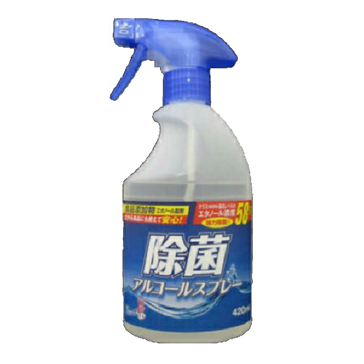 【令和 早い者勝ちセール】友和 ティポス 除菌アルコールスプレー 減容ボトル 本体 420ML エタノール濃度58％ ( 4516825004353 )