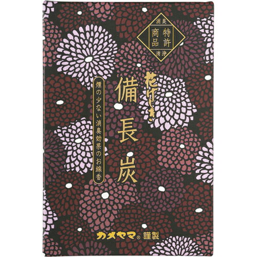 【令和・早い者勝ちセール】カメヤマ 花げしき 備長炭 徳用大型240g ( 煙の少ない仏事用お線香 ) 長さ：約13.5cm　燃焼時間約25分 ( 4901435924779 )