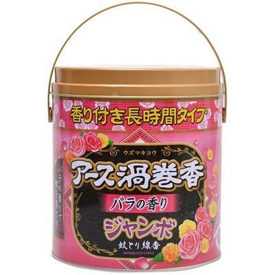 【数量限定】アース製薬　アース渦巻香 バラの香り 50巻缶入 ( 蚊取り線香 ) ( 4901080183712 )※無くなり次第終了