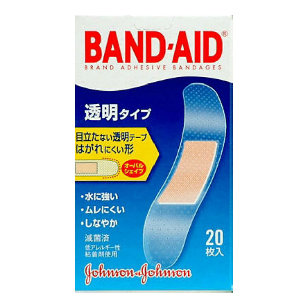 ジョンソン・エンド・ジョンソン バンドエイド2011 透明 20枚入り (透明タイプの救急絆創膏)( 4901730020114 )のサムネイル