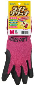 【夜の市★合算2千円超で送料無料対象】ショーワグローブ ライトグリップ M レッド ( 作業用手袋 ) 用途:土木建築業。運輸・倉庫業。清掃・サービス業。物流倉庫業 ( 4901792017473 )