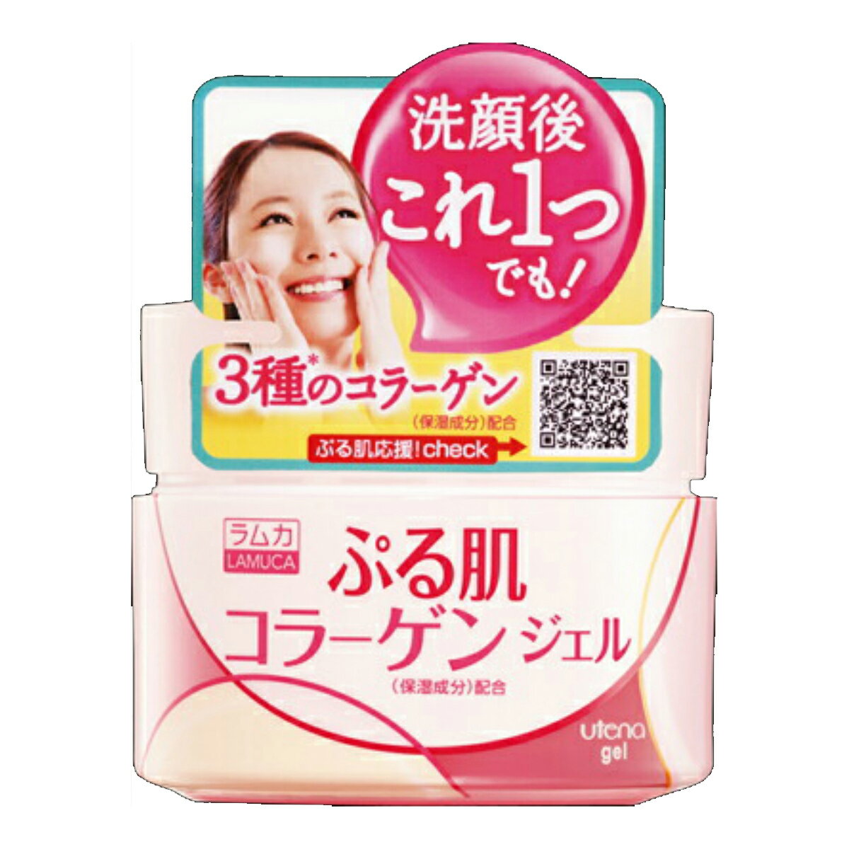 ウテナ ラムカ エモリエント ぷる肌 ジェル 100g×36点セット　まとめ買い特価！ケース販売 ( 4901234301924 )