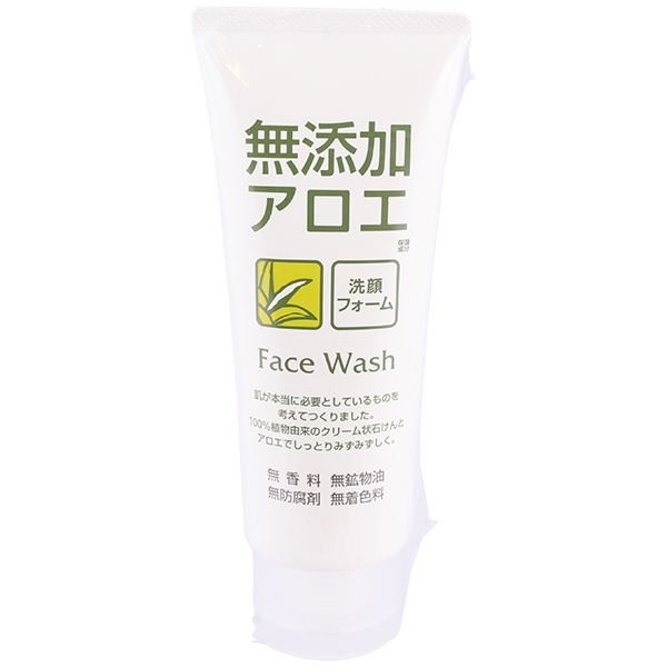 【送料込・まとめ買い×6点セット】ロゼット　無添加アロエ洗顔フォーム 140G 　香料・鉱物油・防腐剤・着色料は無添加 ( 4901696534052 )