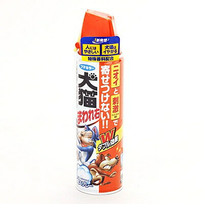 犬猫まわれ右 スプレー 350ml ( 犬猫忌避剤 ) 柑橘系のニオイと刺激成分ペッパーオイルを配合×5点セット