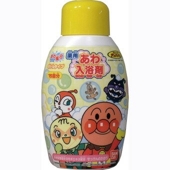 【送料込・まとめ買い×24】バンダイ　アンパンマン あわ入浴剤ボトルタイプ　300ml ( 入浴剤 バブルバ..