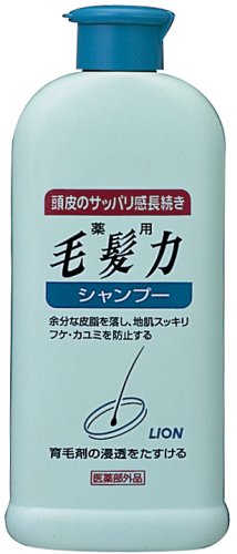 【夜の市★合算2千円超で送料無料対象】ライオン　薬用毛髪力 シャンプー　200ml　本体　医薬部外品 ( 頭皮ケアシャンプー・ふけ、かゆみ対策 ) ( 4903301669098 )