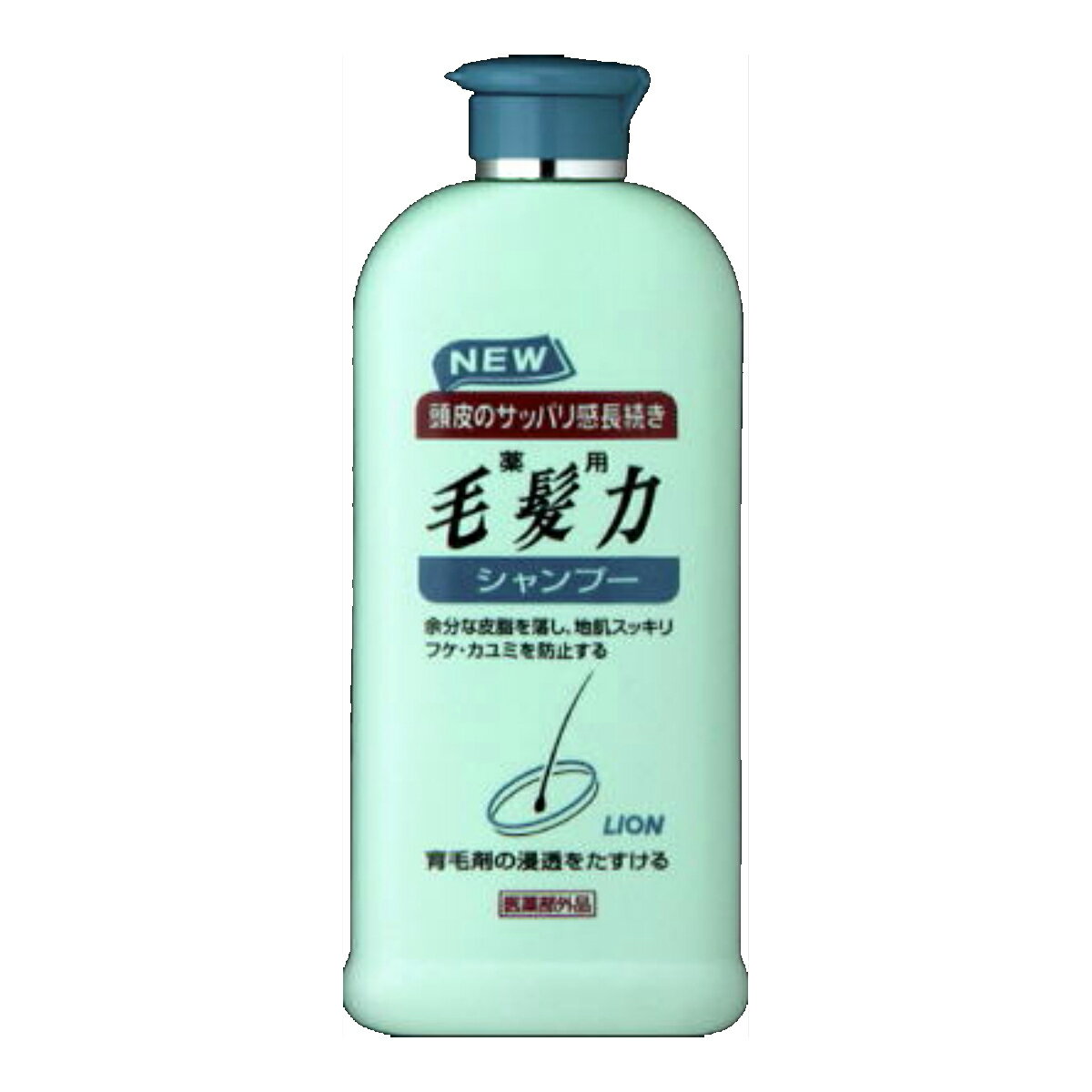 ライオン　薬用毛髪力 シャンプー　200ml　本体　医薬部外品 ( 頭皮ケアシャンプー・ふけ、かゆみ対策 ) ×10点セット　★まとめ買い特価！ ( 4903301669098 )