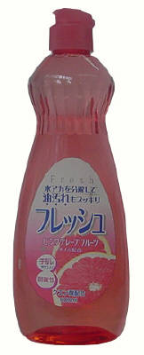 ロケット石鹸　弱酸性フレッシュ ピンクグレープフルーツ 600ml ( 食器用洗剤 ) ( 4903367301758 )