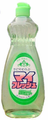 【令和・早い者勝ちセール】ロケット石鹸 マイフレッシュ 600ml 　食器用洗剤 ( 4903367000019 )