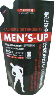 【無くなり次第終了】ロケット石鹸 メンズアップ 液体洗剤 詰替用 600ML ( 4903367091970 )のサムネイル