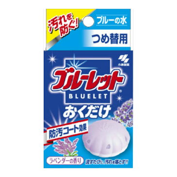 【まとめ買い×014】小林製薬　ブルーレットおくだけ ラベンダーの香り ブルーの水 つめ替用 ( トイレ用洗浄剤 ) ×014点セット（4987072005736）