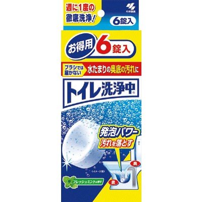 小林製薬　トイレ洗浄中 6錠 ( トイレ用洗浄剤 錠剤タイプ ) ( 4987072012079 )