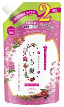 いち髪　なめらかスムースケア　シャンプー　詰替用2回分　680ml ( 4901417721372 )