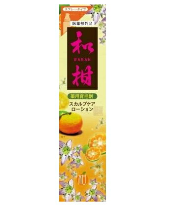 【送料込・まとめ買い×4点セット】三和通商 薬用　和柑 スカルプケアローション ( 養毛料 ) スプレータイプ 120ml ( スカルプ・ヘアケ..