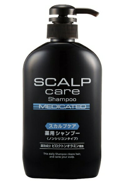 【16個で送料込】熊野油脂　スカルプケア　薬用シャンプー600ml　本体×16点セット　医薬部外品　ノンシリコンシャンプー ( 4513574013360 )