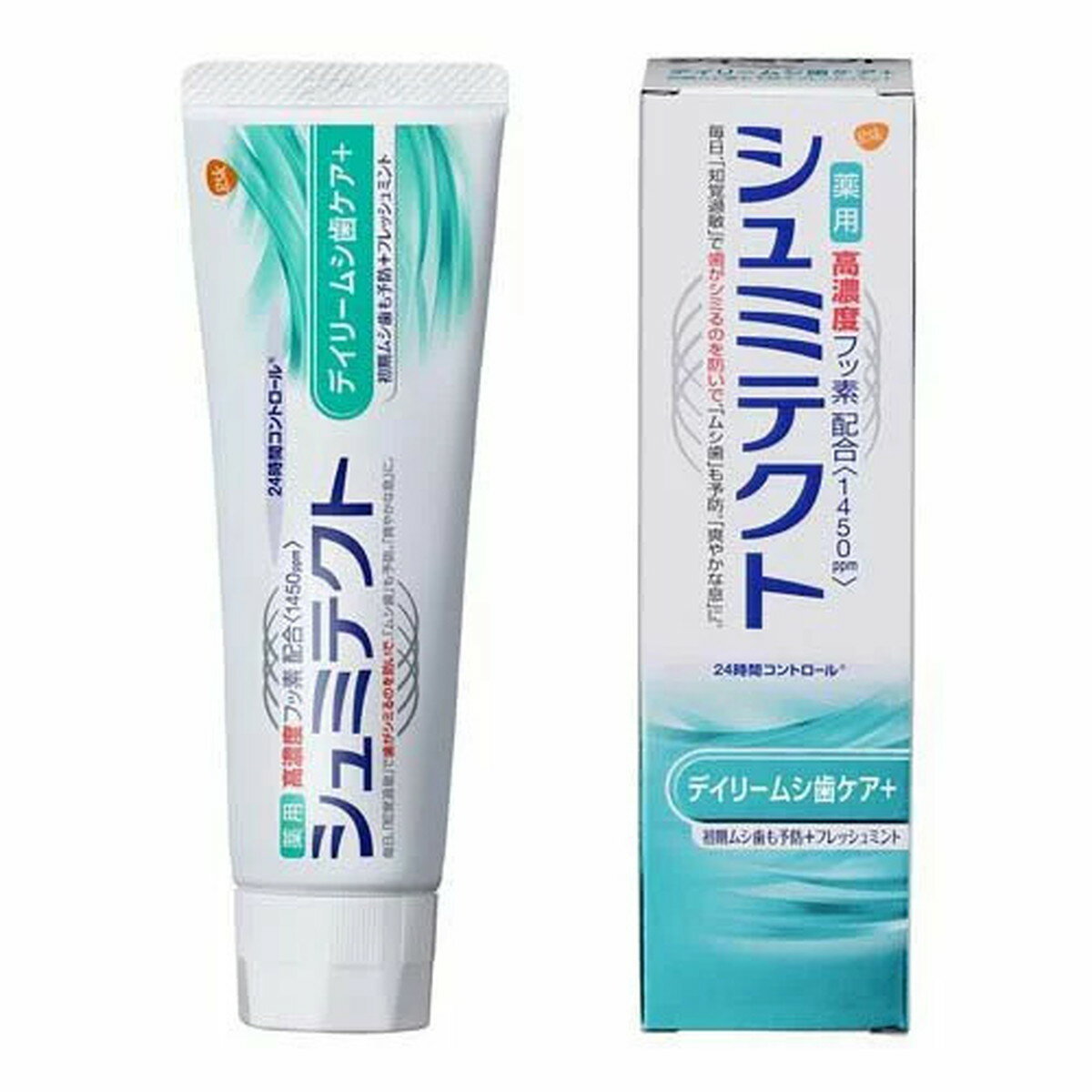 【限定特価】アース製薬　シュミテクト デイリームシ歯ケア+ 90g 医薬部外品　フッ素配合歯磨き ( 薬用ハミガキ ) ( …