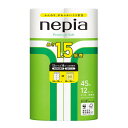 【送料込・まとめ買い×6】ネピア ロング トイレットロール 12ロール ダブル 45M ×6点セット (トイレットペーパー12W)( 4901121264509 )※ケース販売(3)
