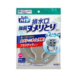 【送料込・まとめ買い×2個セット】花王 キッチンハイター 除菌ヌメリとり 本体 プラスチックタイプ