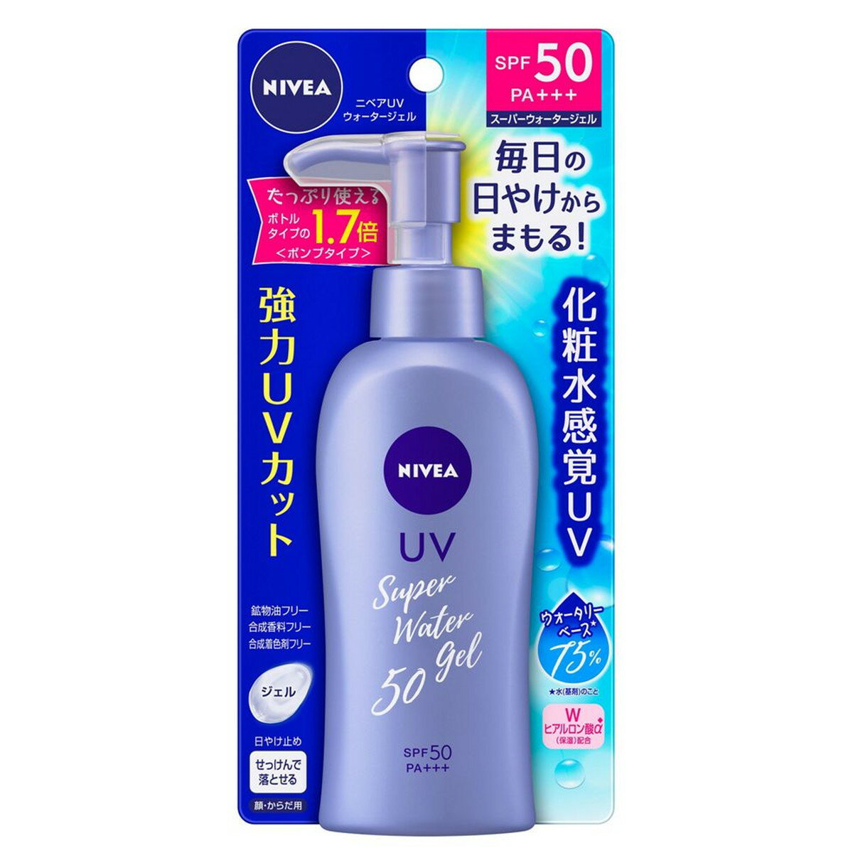 花王 ニベアサン ウォータージェル SPF50 ポンプ 140g