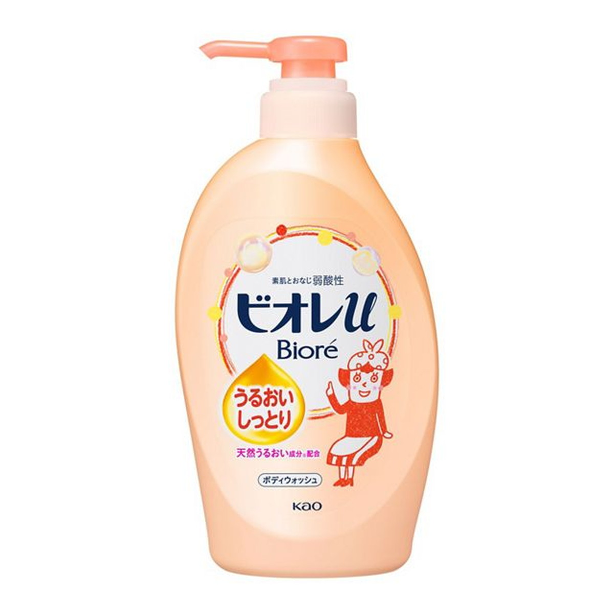 【送料込・まとめ買い×3個セット】花王 ビオレu うるおいしっとり ポンプ 480ml