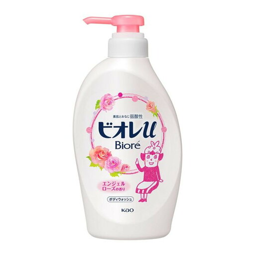【送料込・まとめ買い×7個セット】花王 ビオレu エンジェルローズの香り ポンプ 480ml 【送料込・まとめ買い×7個セット】花王 ビオレu エンジェルローズの香り ポンプ 480ml