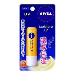 【送料無料・まとめ買い×10】花王 ニベア モイスチャーリップ UV 3.9g