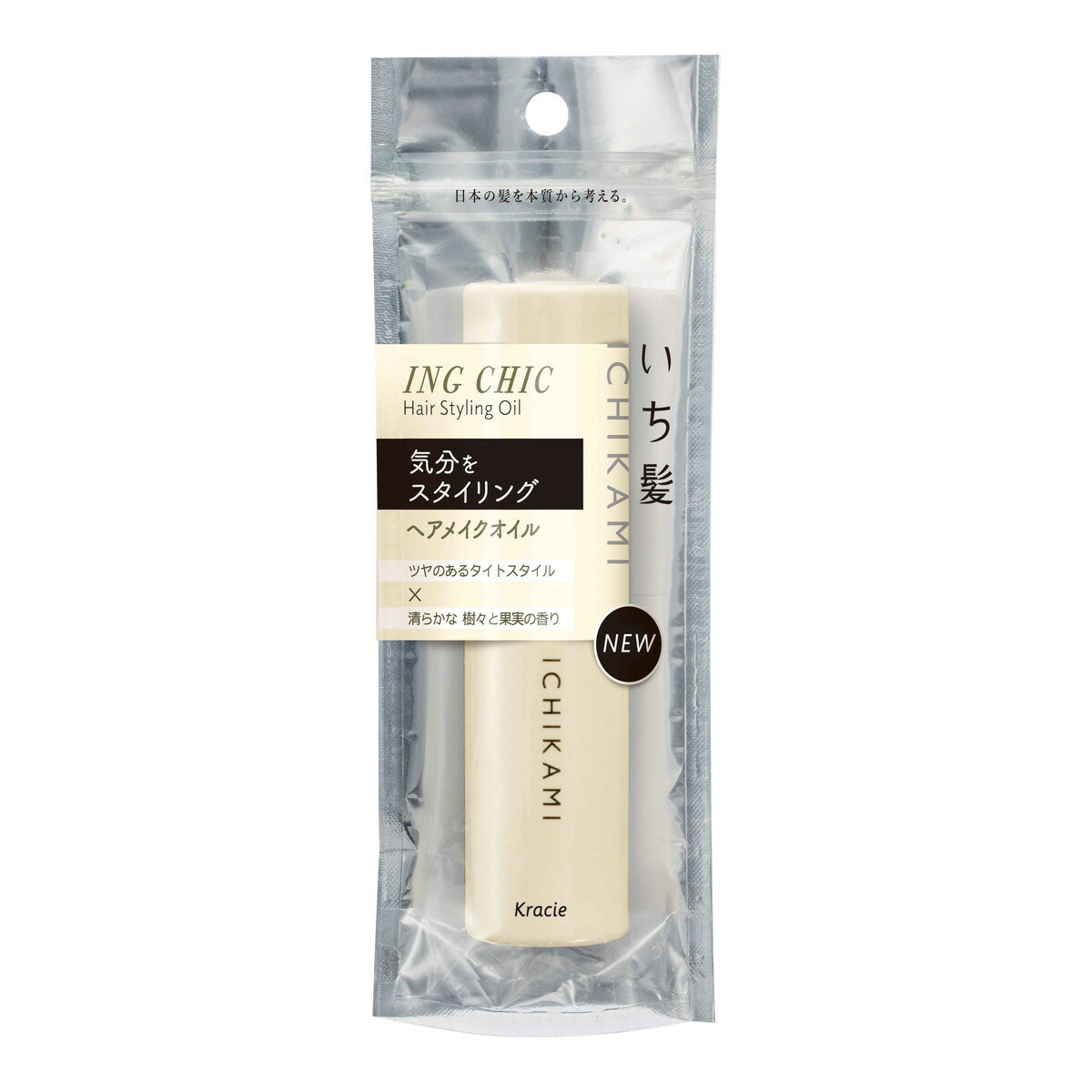 【送料込・まとめ買い×6点セット】クラシエ いち髪 ING CHIC ヘアメイクオイル 28ml