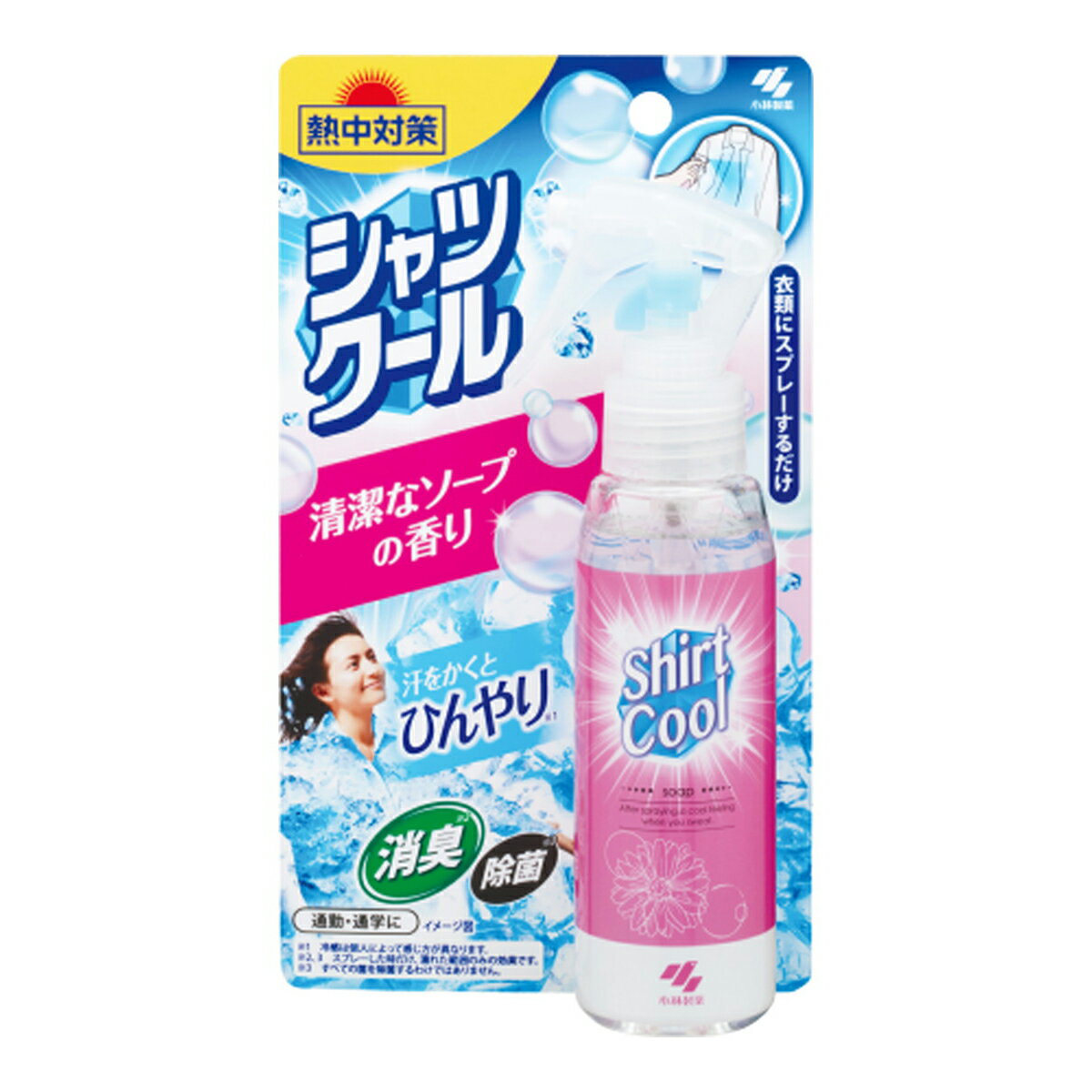 【送料込・まとめ買い×4点セット】桐灰化学 熱中対策 シャツクール フローラルソープ 100ml（4901548603042）