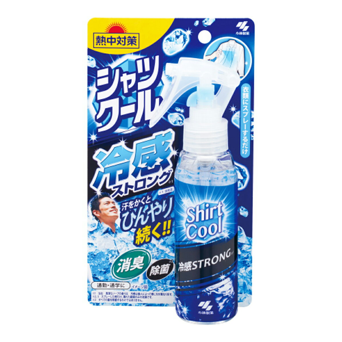 小林製薬 熱中対策 シャツクール 冷感ストロング 100ml 4901548603080 パッケージ変更の場合あり