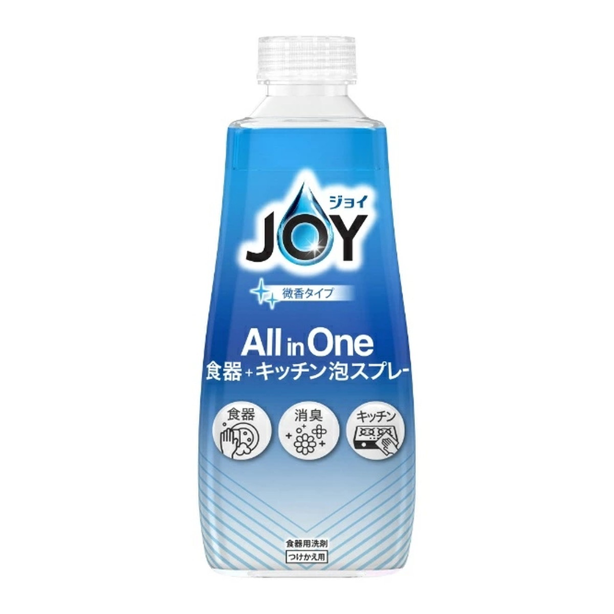 楽天姫路流通センター【夜の市★合算2千円超で送料無料対象】P&G JOY ジョイ All in One 食器+キッチン 泡スプレー 微香タイプ つけかえ用 300ml