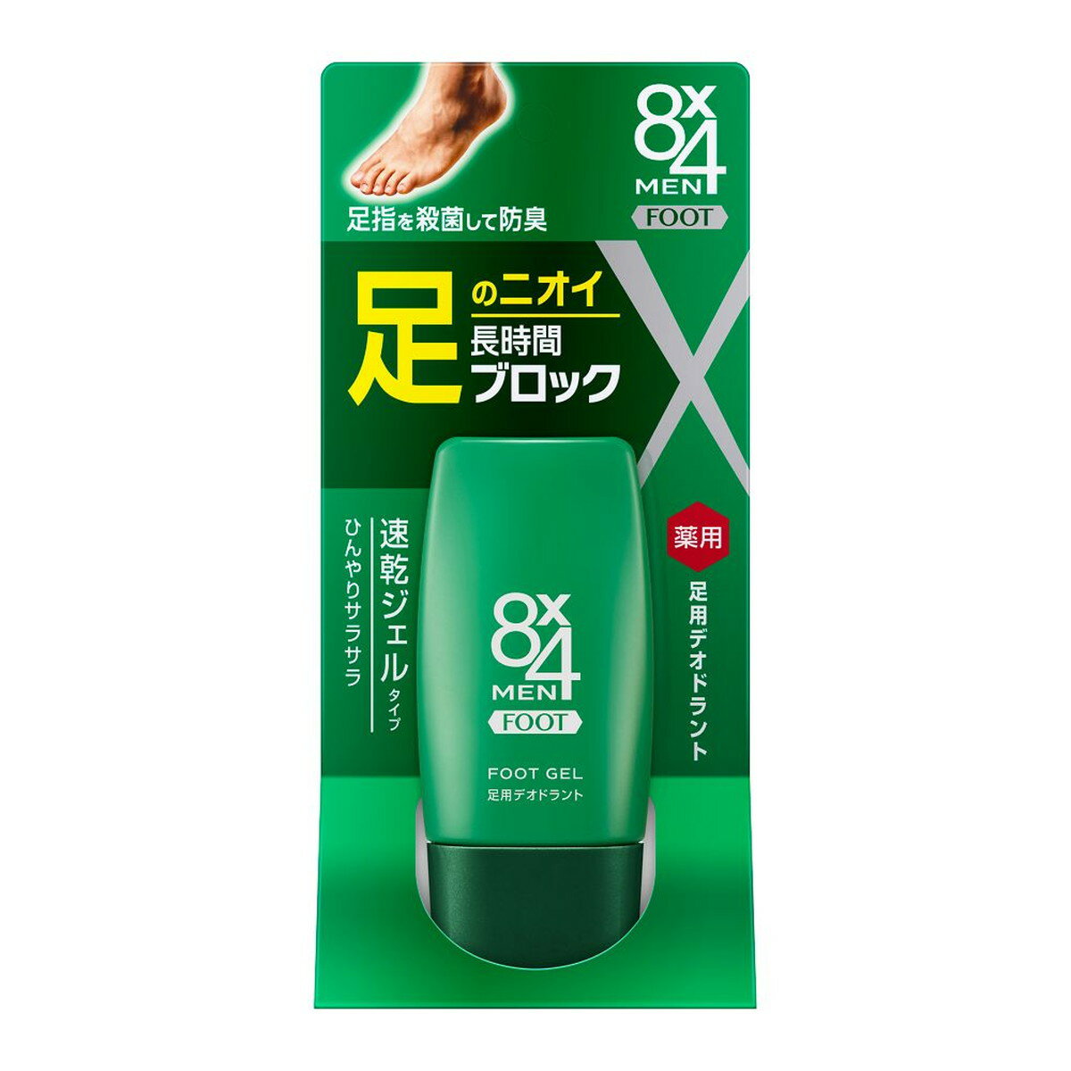 【送料込・まとめ買い×48個セット】花王 8x4 MEN エイトフォー メン フットジェル 30g