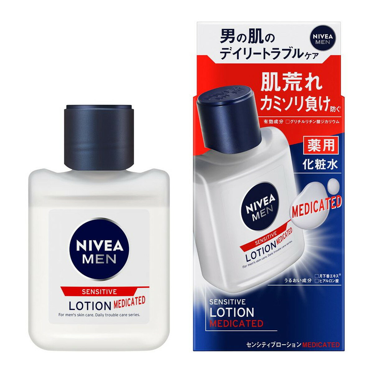 【送料込】花王 ニベアメン センシティブ ローション 110ml ヒゲ剃り後の薬用スキンケア 1個