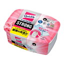 【送料込・まとめ買い×10個セット】花王 Kao トイレクイックル ストロング プレミアムローズの香り 容器入 8枚入 トイレ用そうじシート