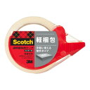 スリーエム 3M 309DSN スコッチ 透明 梱包用テープ 軽量物用 48mm×50m カッター付