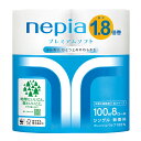 【令和・早い者勝ちセール】ネピア プレミアムソフト トイレットロール 1.8倍巻 シングル 100M × 8ロール入