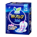 【送料込・まとめ買い×5個セット】花王 ロリエ 朝までブロック 300 羽つき 18コ入 特に多い夜用